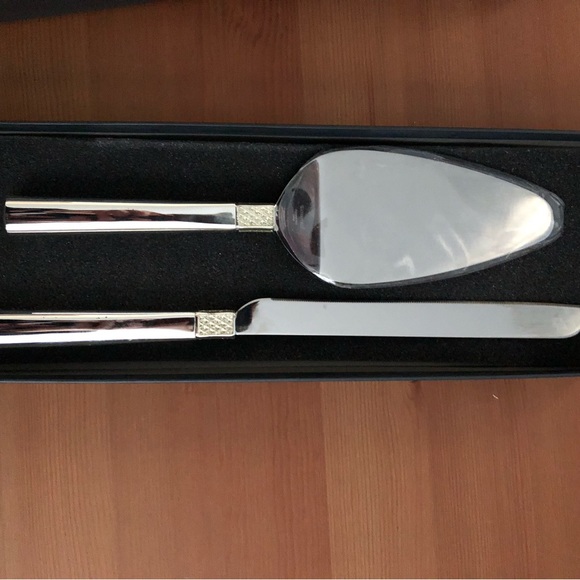 Waterford Crystal Kitchen Waterford Cake Server And Knife Set